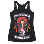Fight Like a Demon Girl Nezuko Racerback Tank