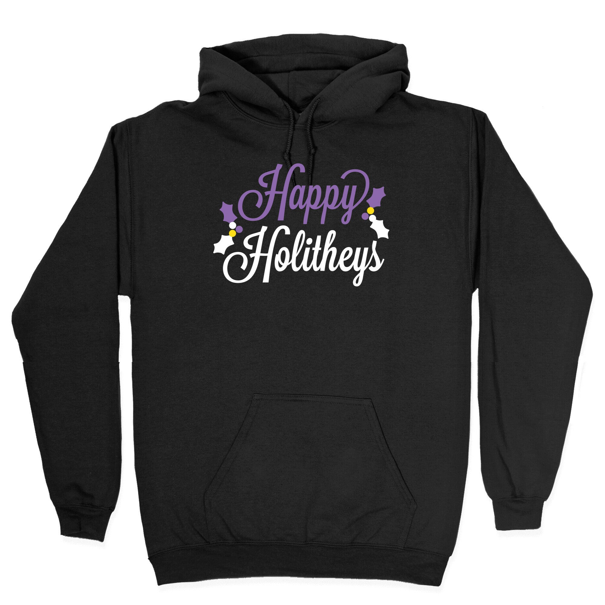 Happy Holitheys! Non-binary Holiday Hoodie