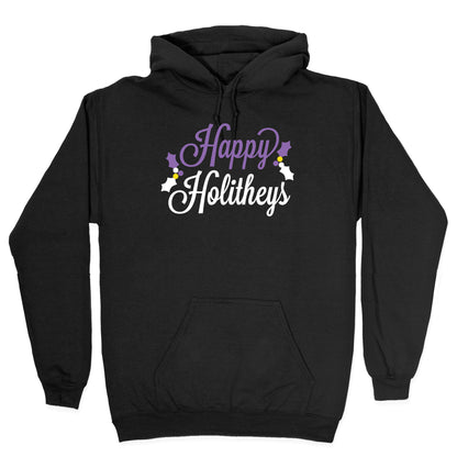 Happy Holitheys! Non-binary Holiday Hoodie