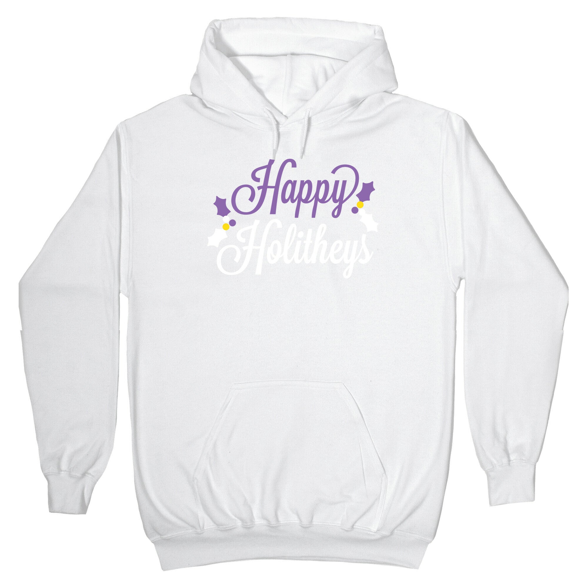 Happy Holitheys! Non-binary Holiday Hoodie