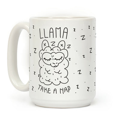 Llama Take a Nap Coffee Mug