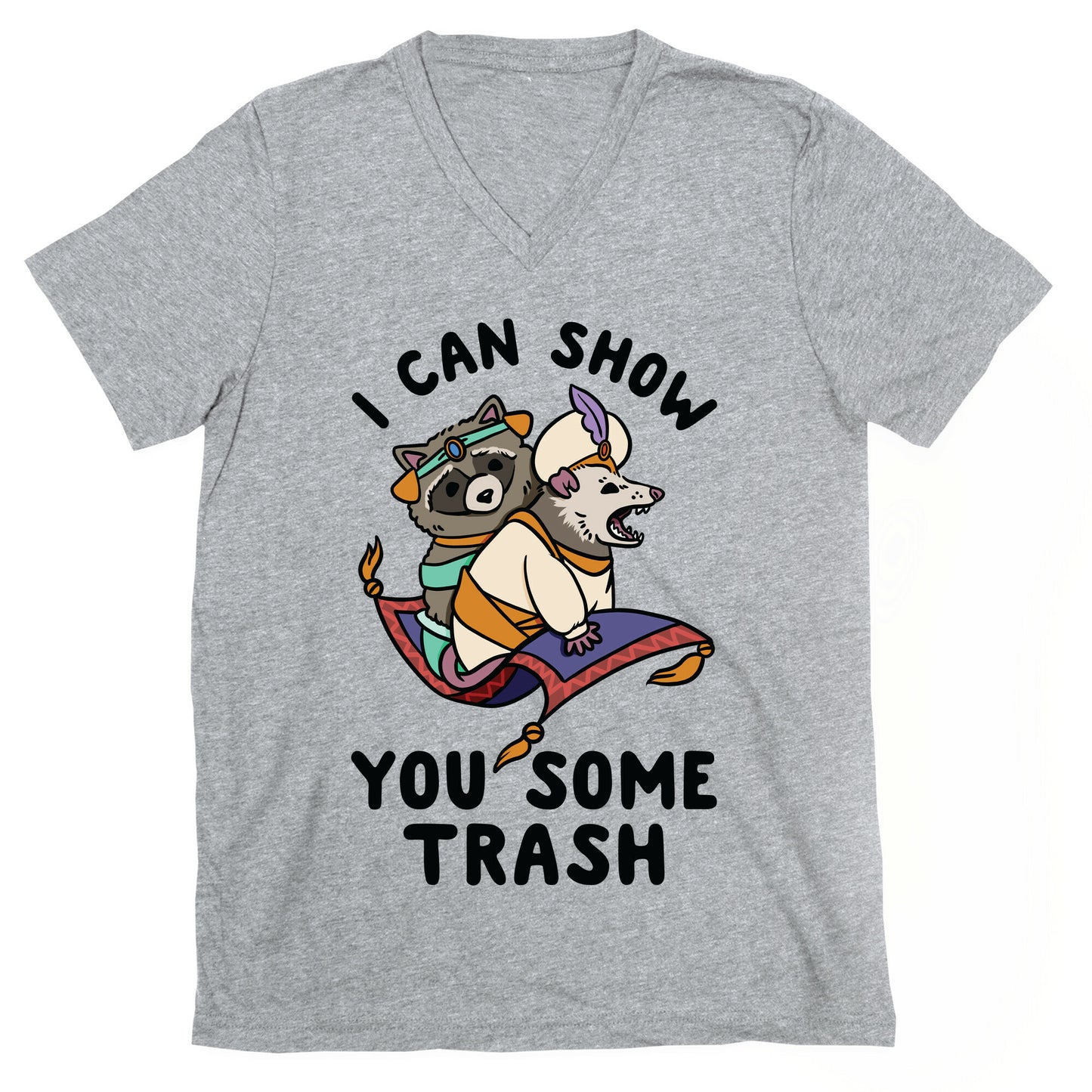 I Can Show You Some Trash Racoon Possum V-Neck