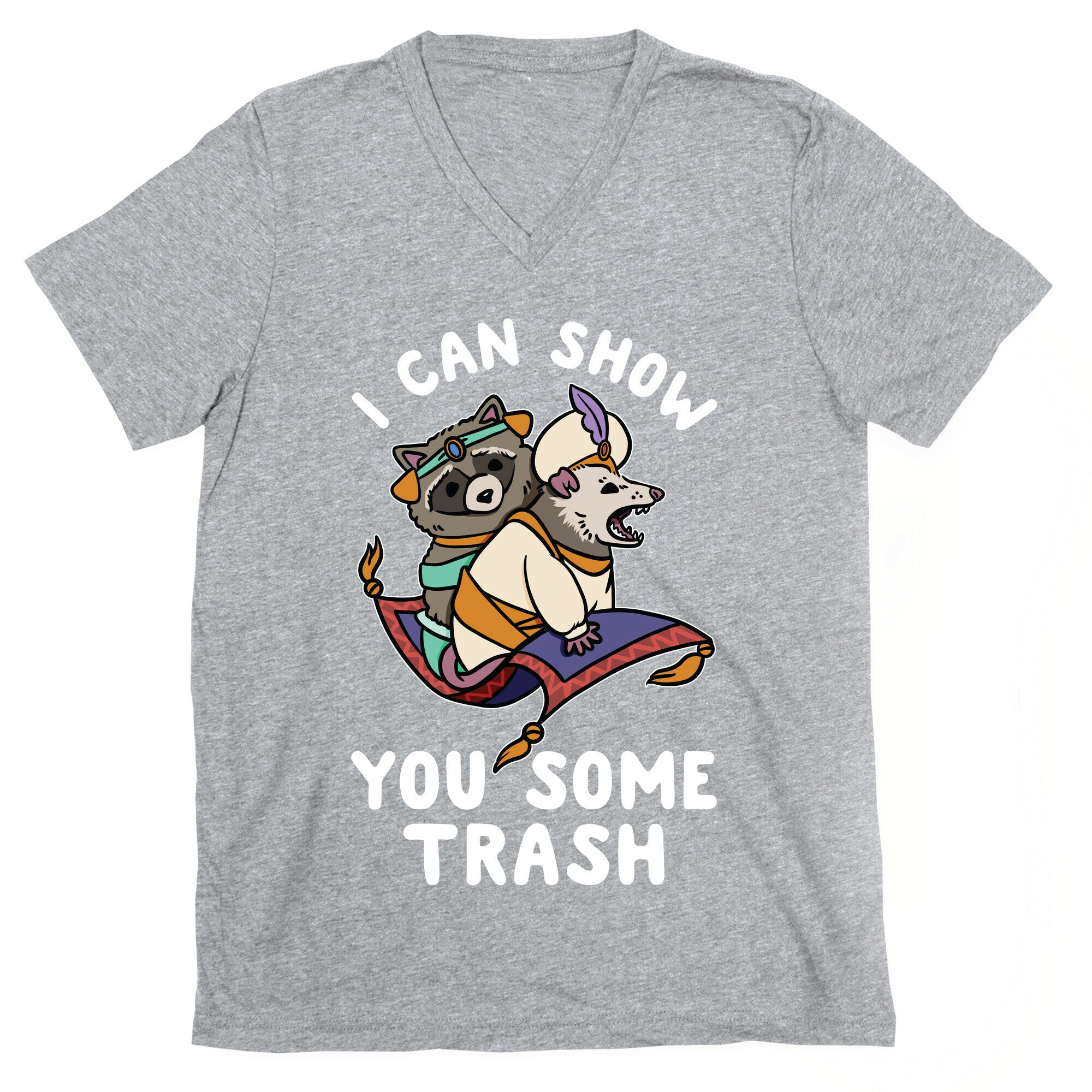 I Can Show You Some Trash Racoon Possum V-Neck