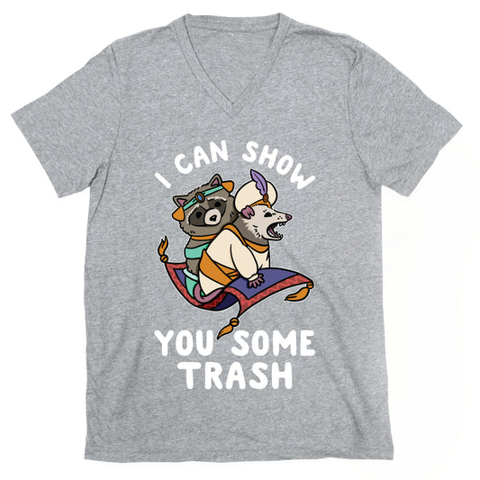 I Can Show You Some Trash Racoon Possum V-Neck