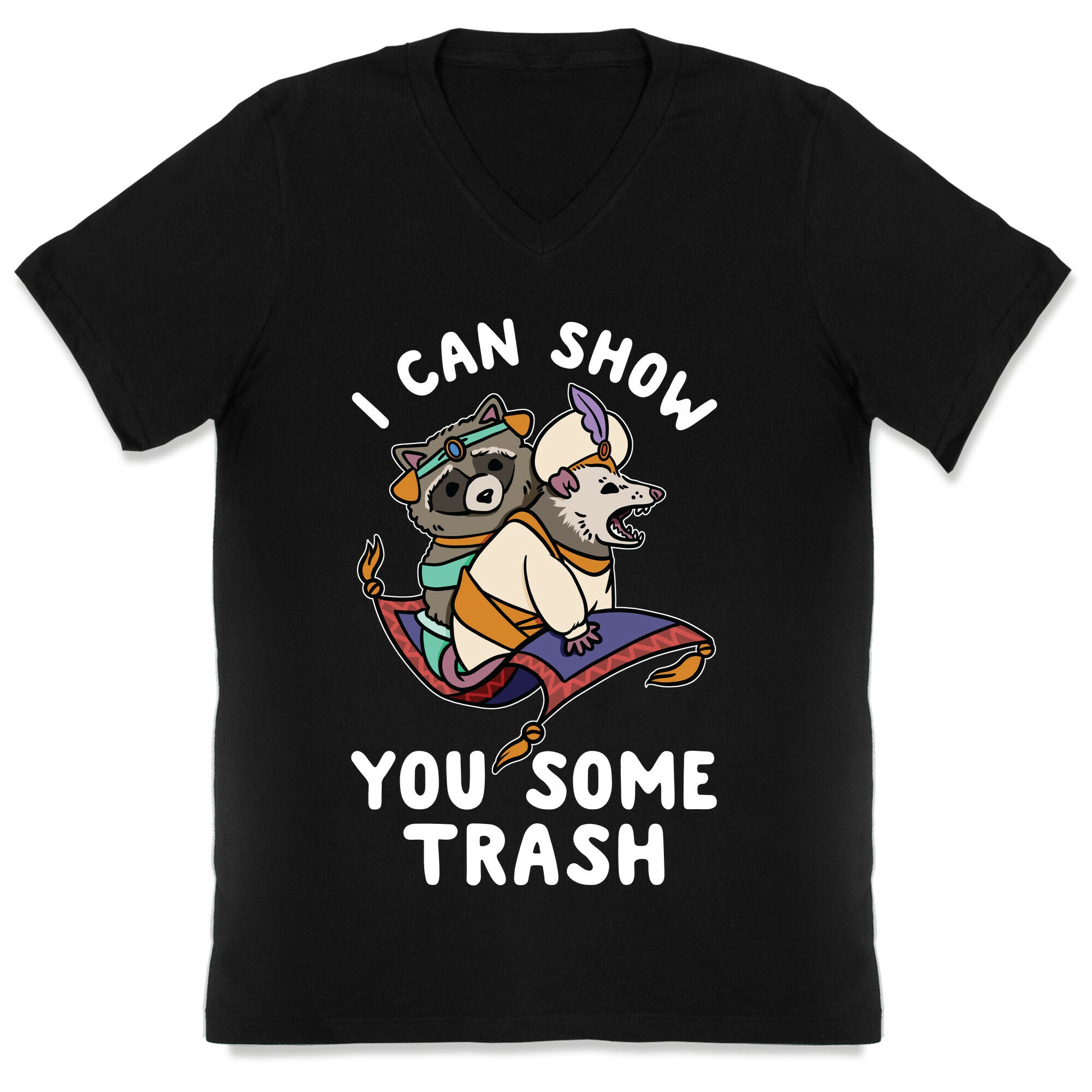 I Can Show You Some Trash Racoon Possum V-Neck