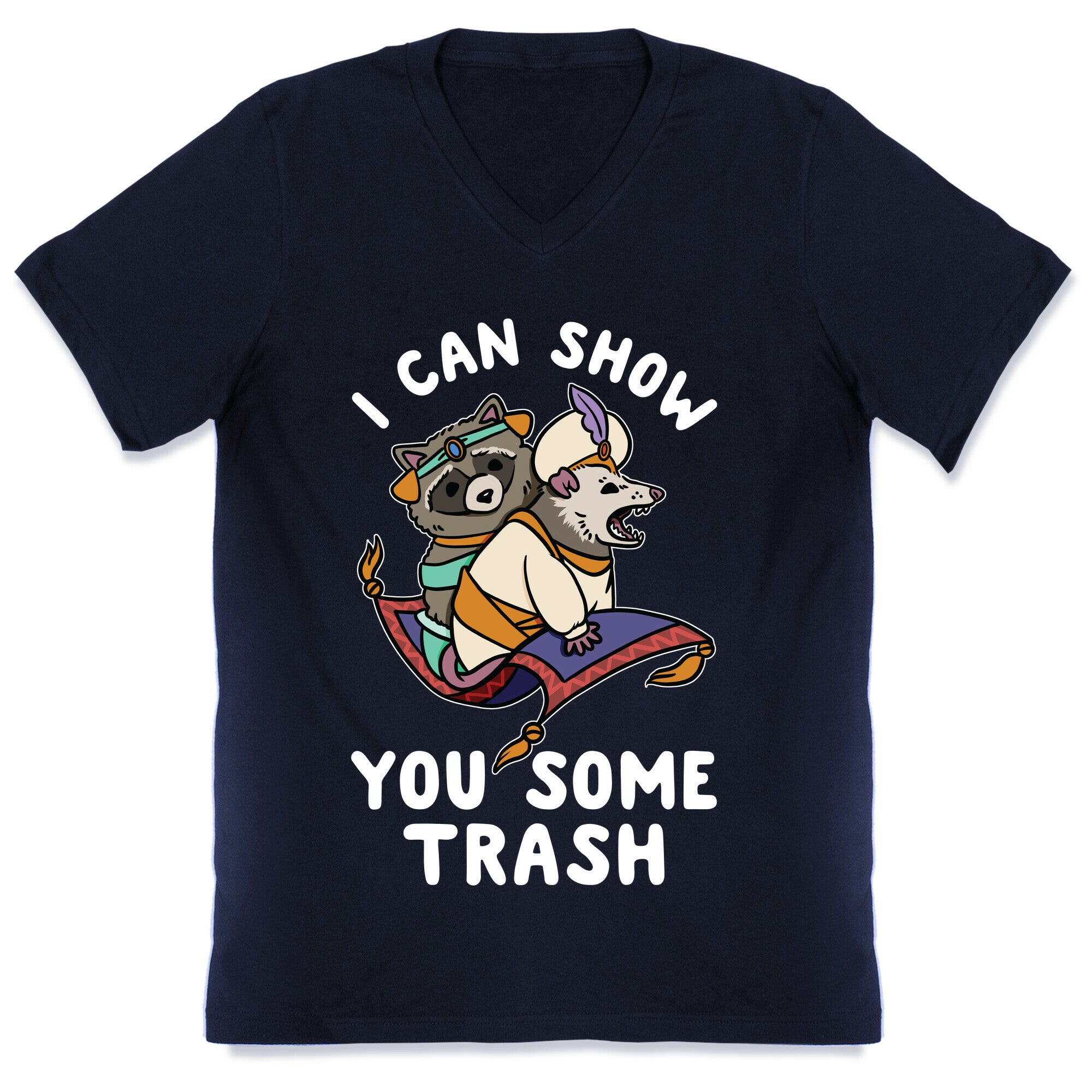 I Can Show You Some Trash Racoon Possum V-Neck