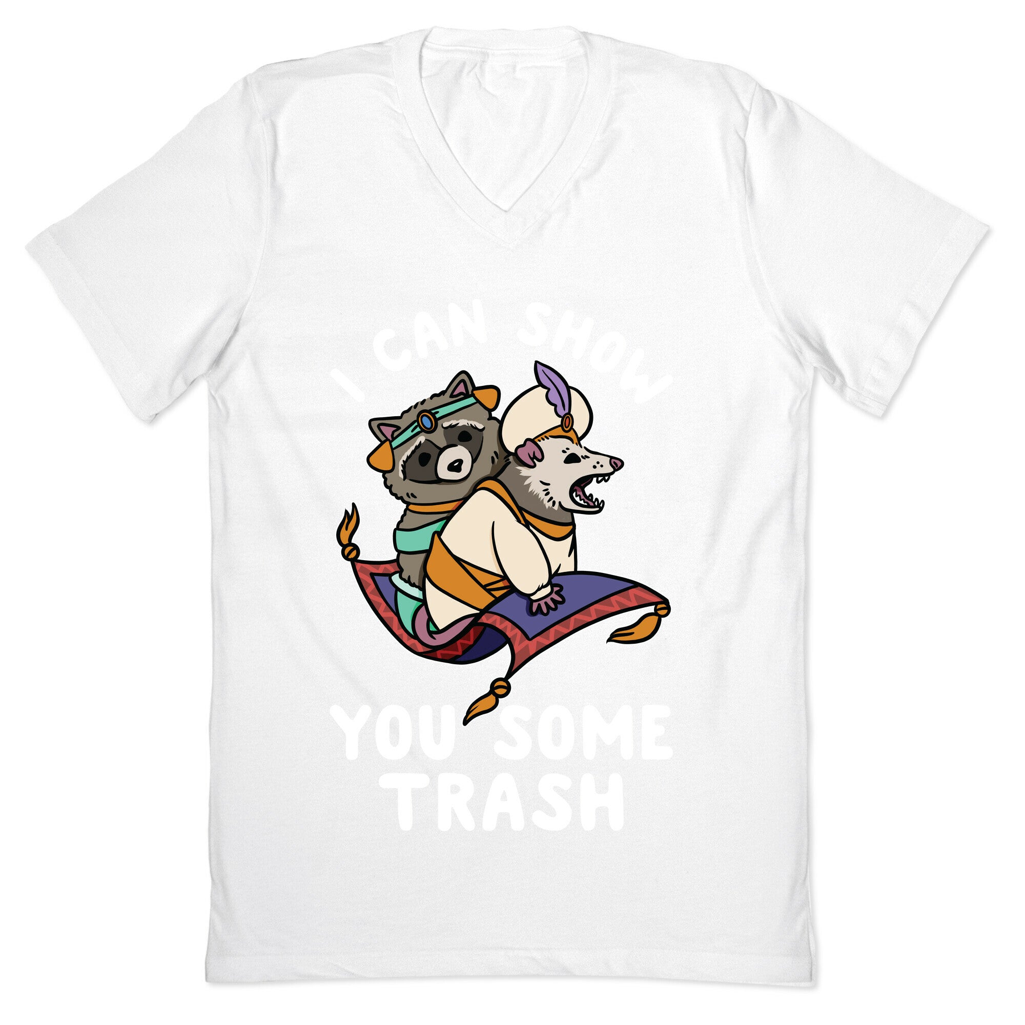 I Can Show You Some Trash Racoon Possum V-Neck