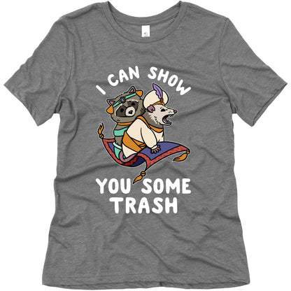 I Can Show You Some Trash Racoon Possum Women's Triblend Tee