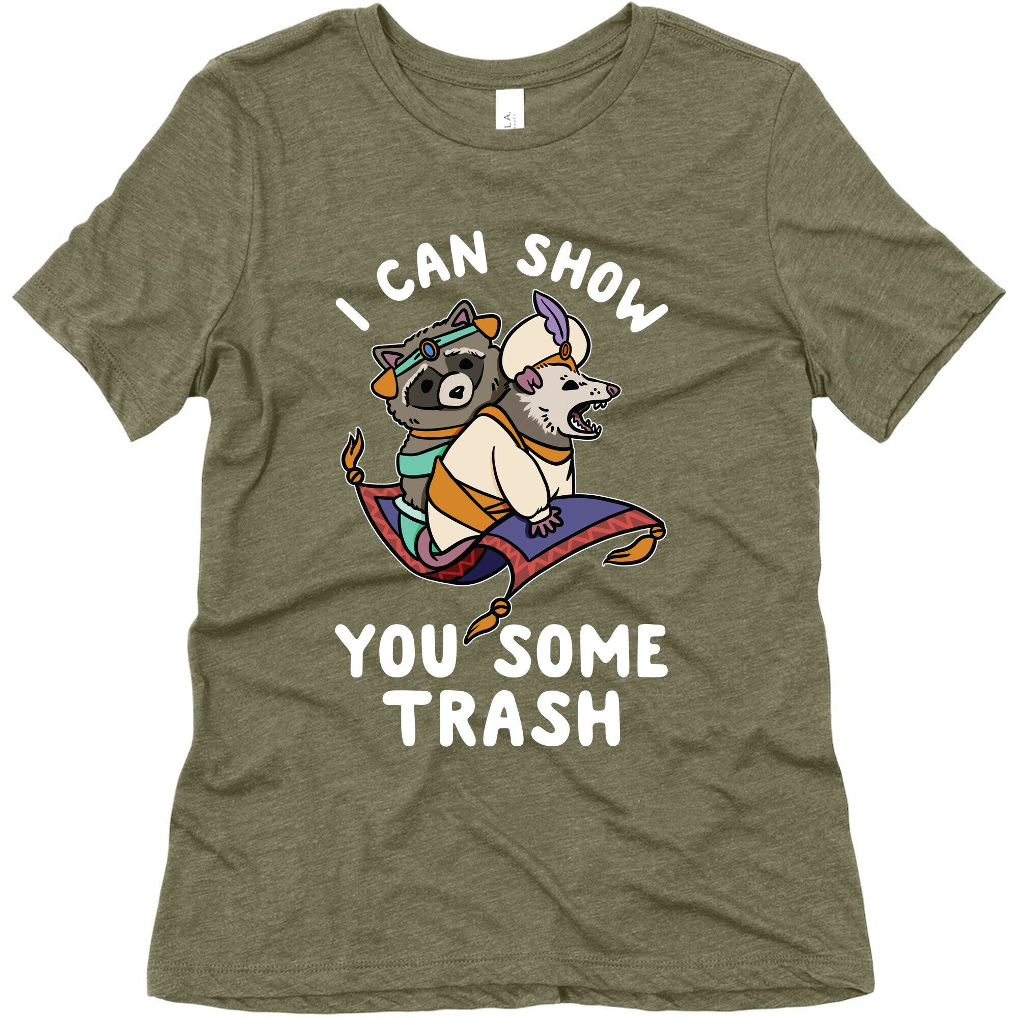 I Can Show You Some Trash Racoon Possum Women's Triblend Tee