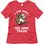 I Can Show You Some Trash Racoon Possum Women's Triblend Tee