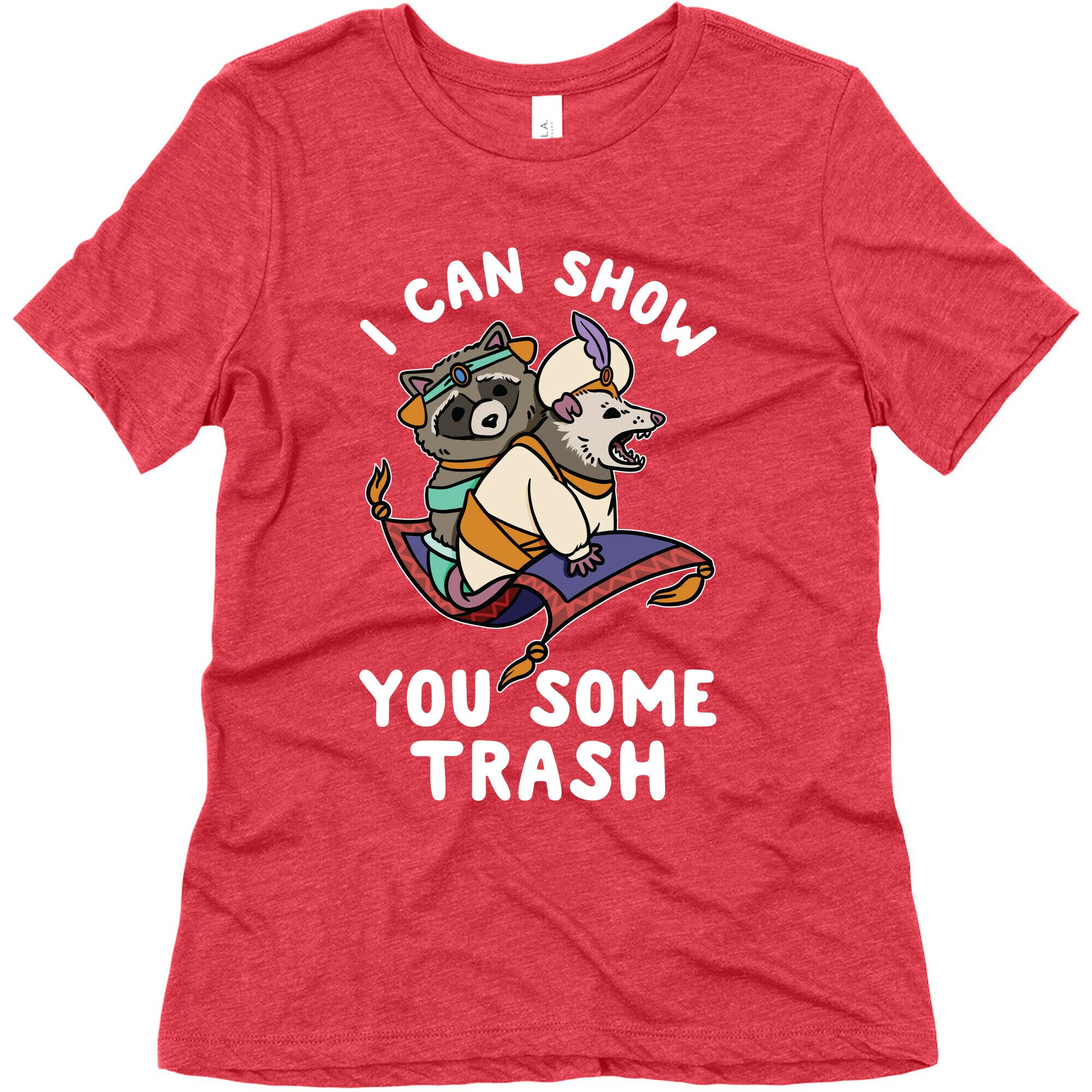 I Can Show You Some Trash Racoon Possum Women's Triblend Tee