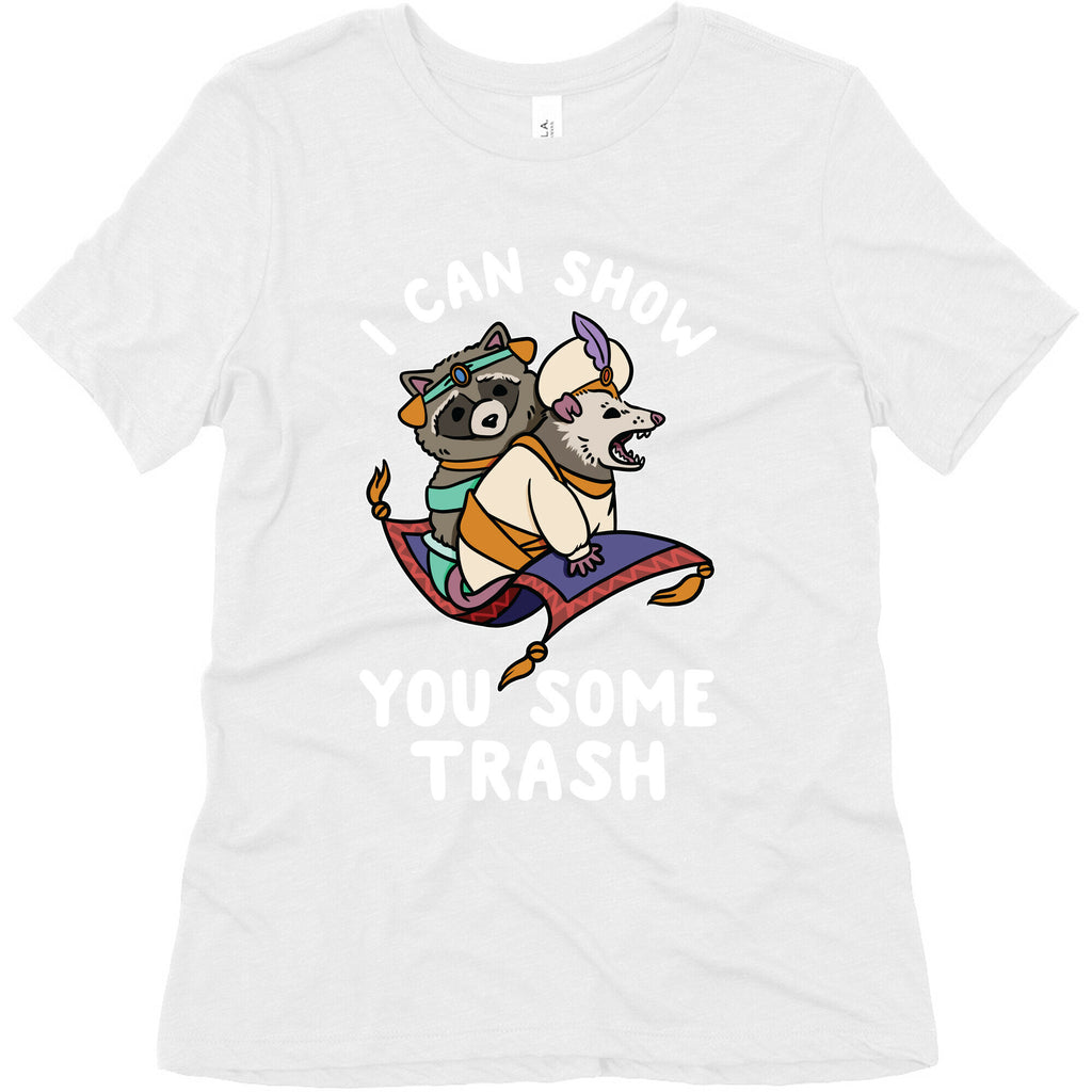 I Can Show You Some Trash Racoon Possum Women's Triblend Tee