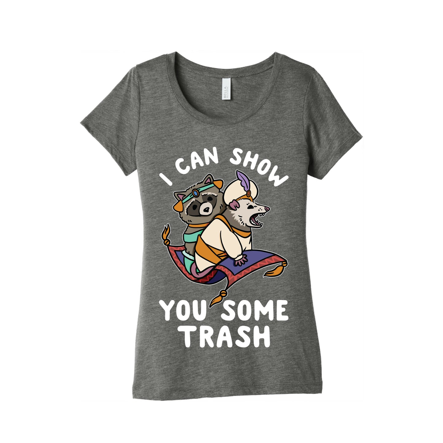 I Can Show You Some Trash Racoon Possum Women's Triblend Tee