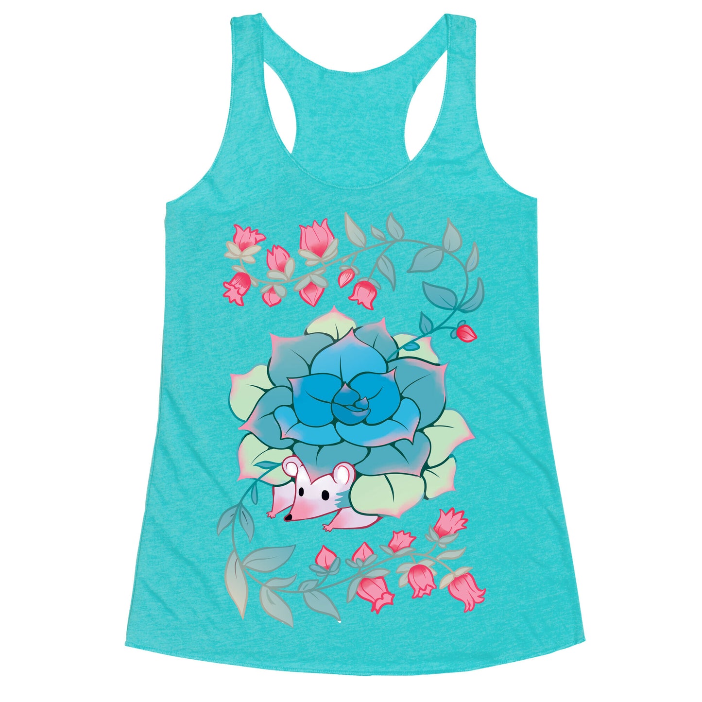 Hedgehog Succulent Racerback Tank