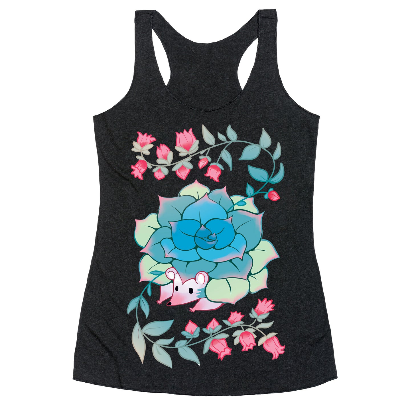 Hedgehog Succulent Racerback Tank