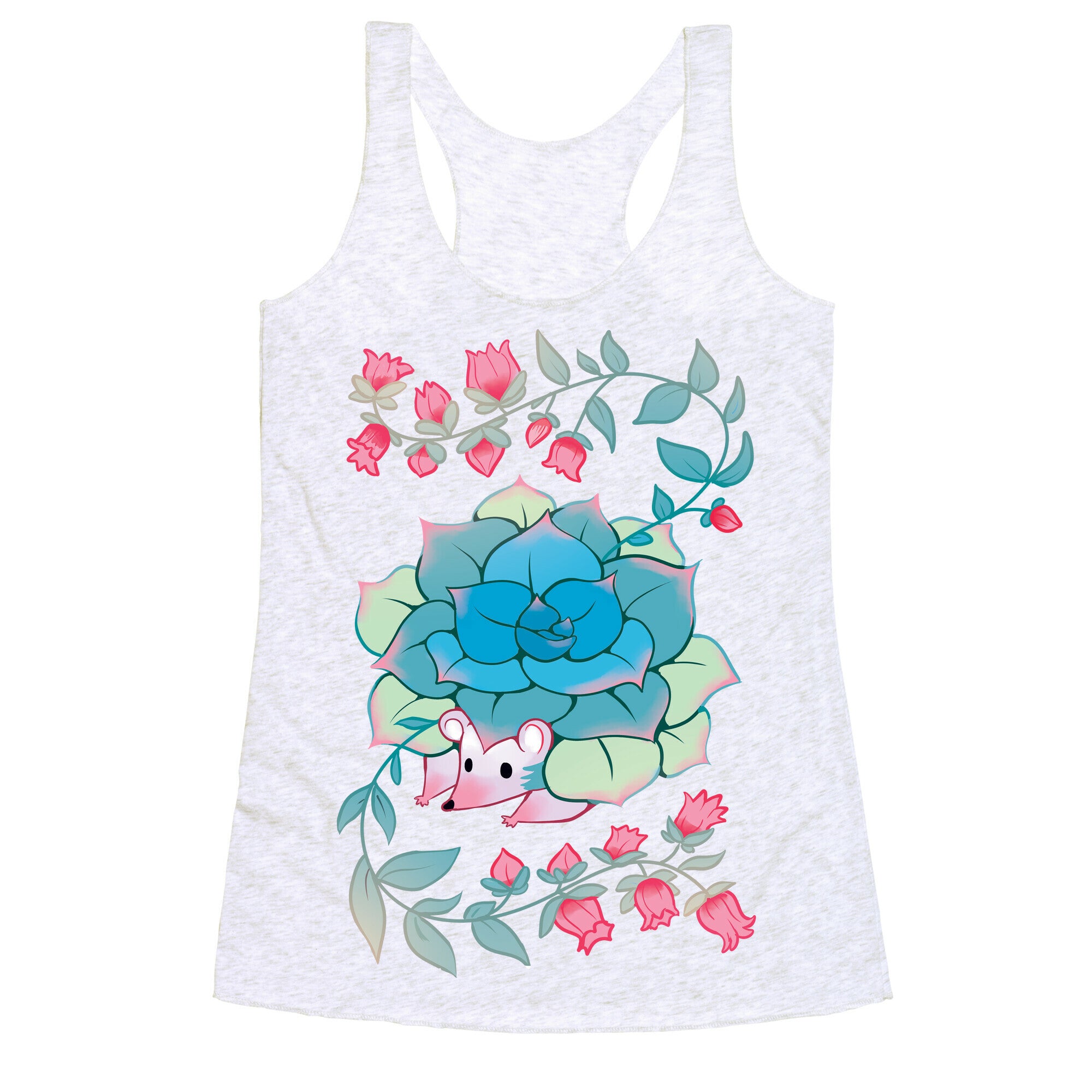 Hedgehog Succulent Racerback Tank