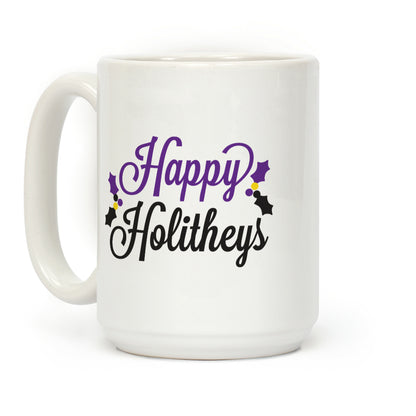 Happy Holitheys! Non-binary Holiday Coffee Mug