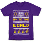 Oy To The World Ugly Sweater T-Shirt
