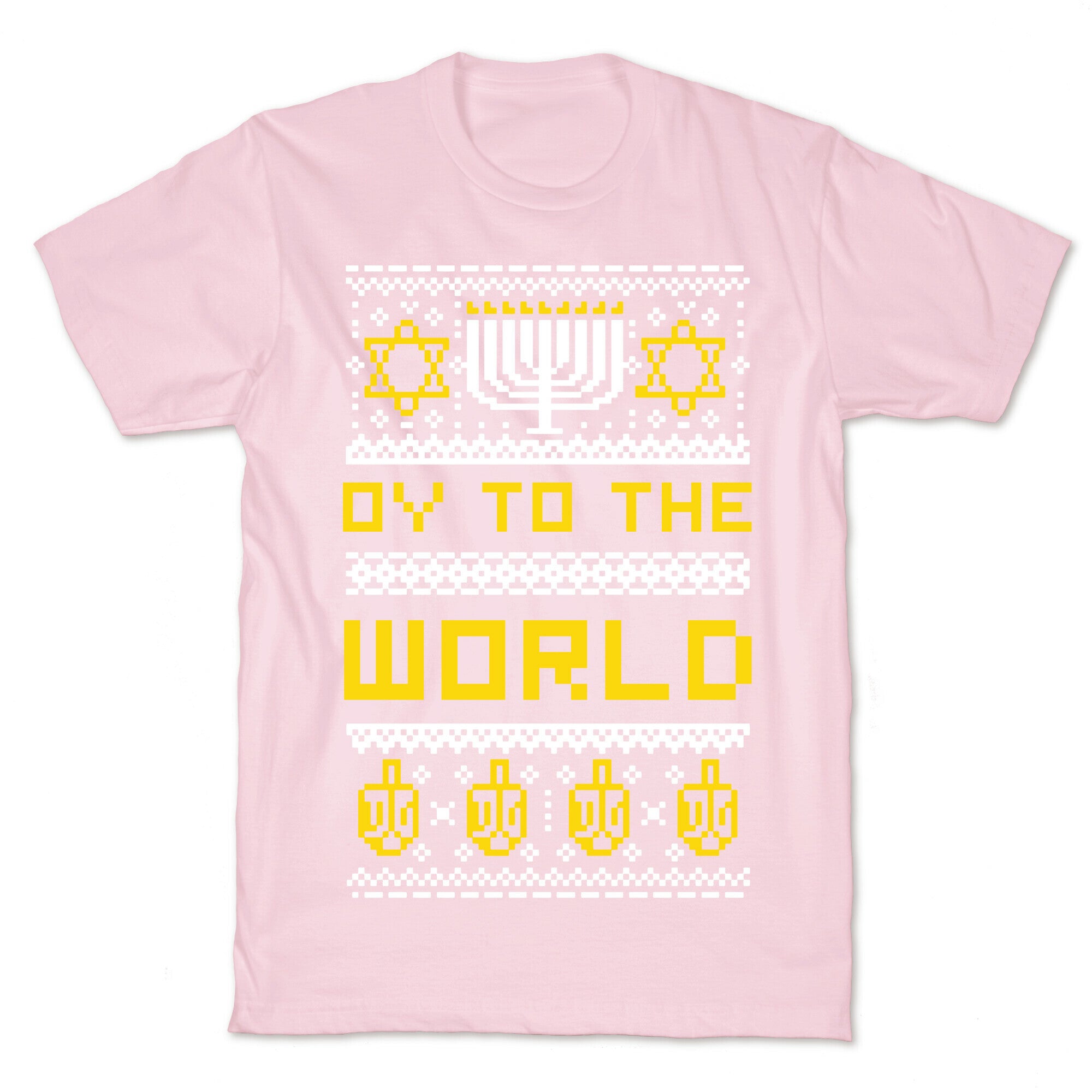 Oy To The World Ugly Sweater T-Shirt