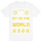 Oy To The World Ugly Sweater T-Shirt