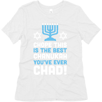 Chope This is The Best Chanukah You've Ever Chad Women's Triblend Tee