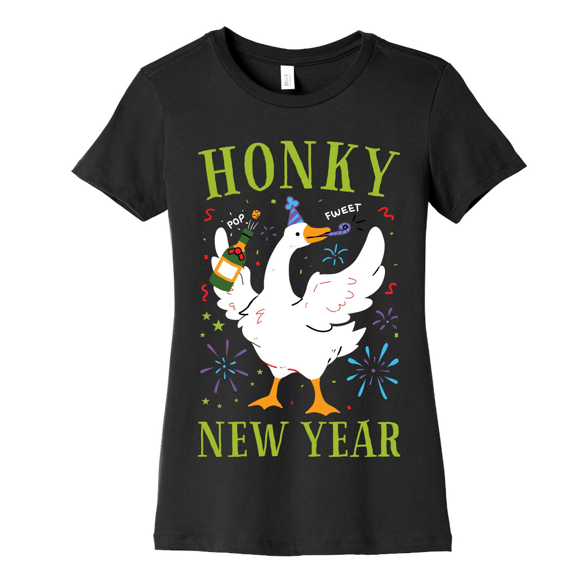 Honky New Year Women's Cotton Tee
