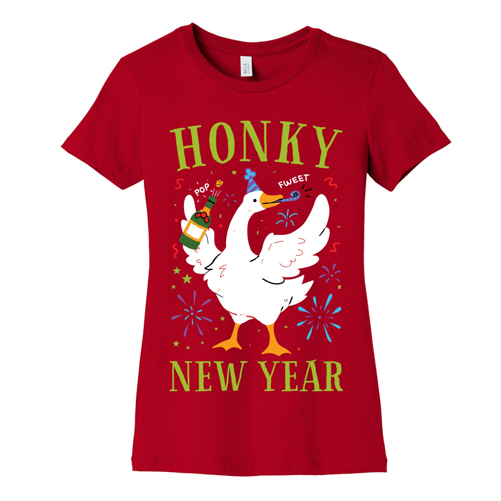Honky New Year Women's Cotton Tee