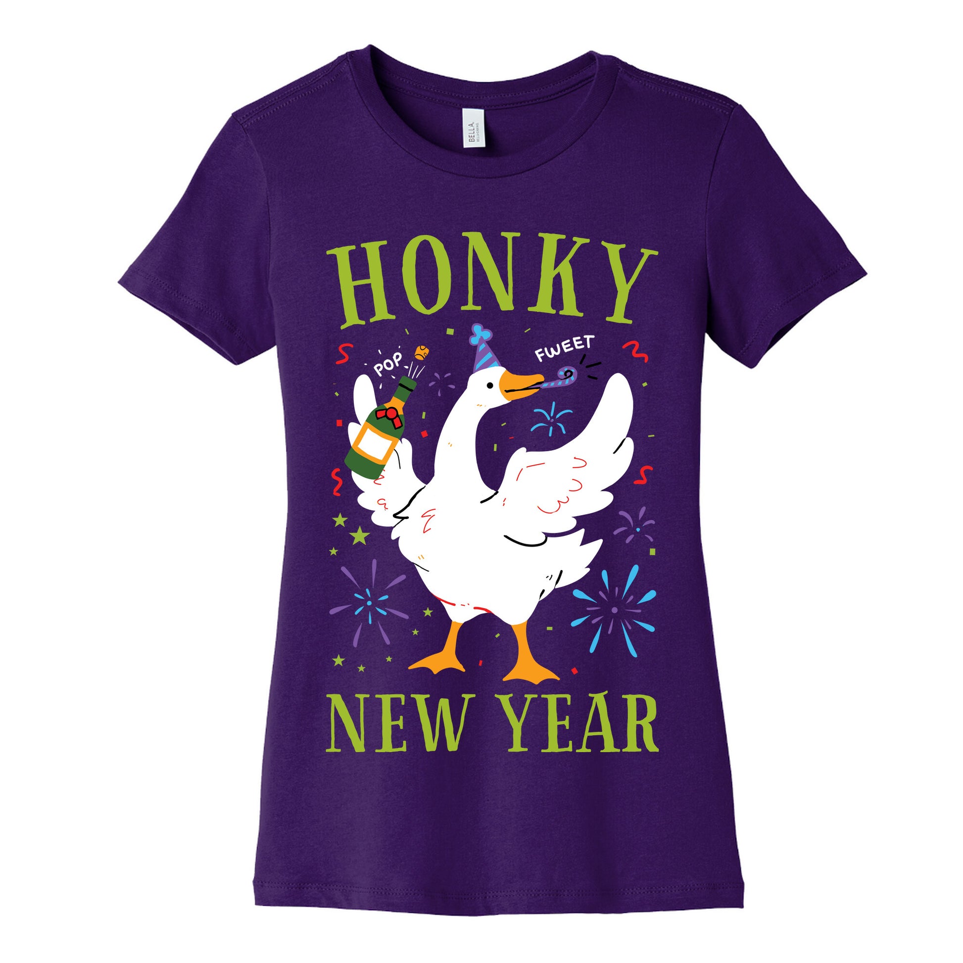 Honky New Year Women's Cotton Tee