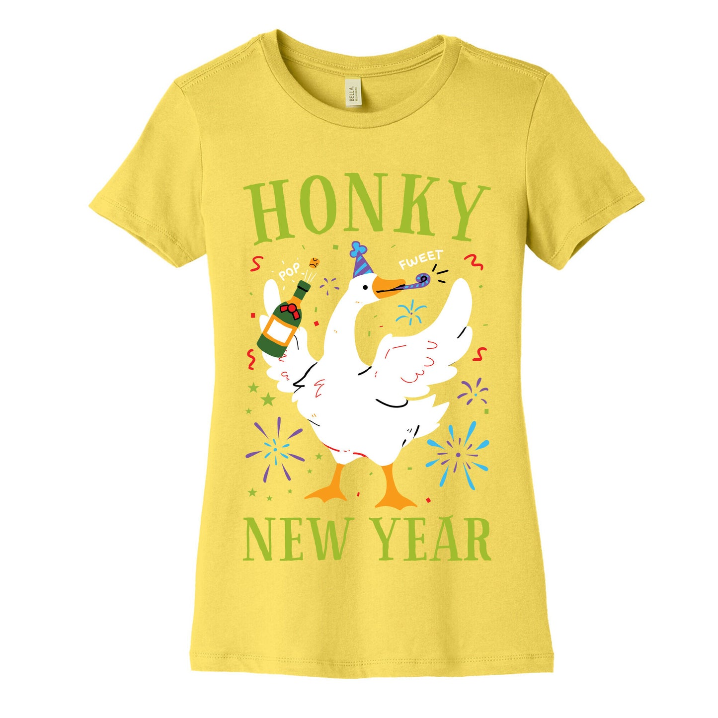 Honky New Year Women's Cotton Tee