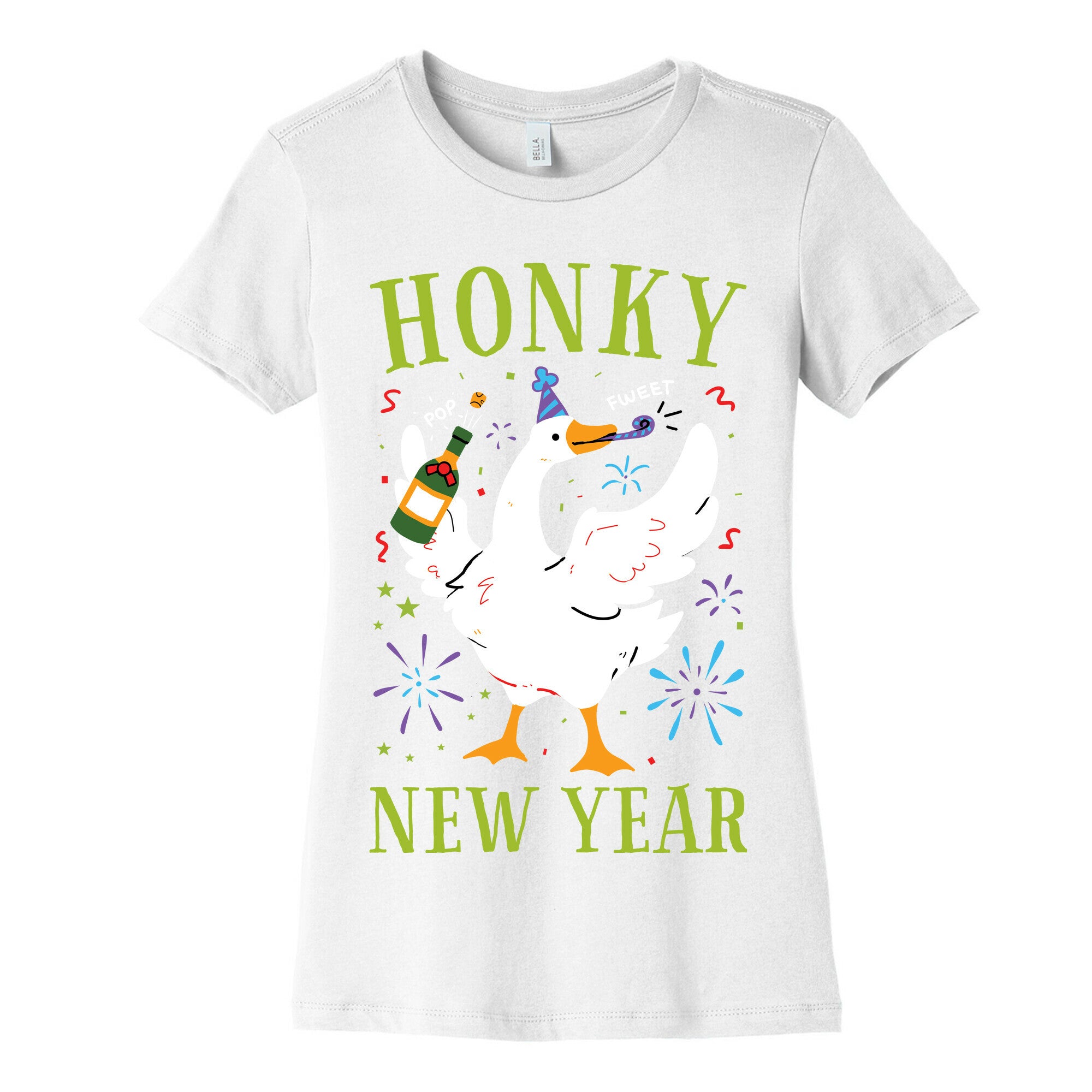 Honky New Year Women's Cotton Tee