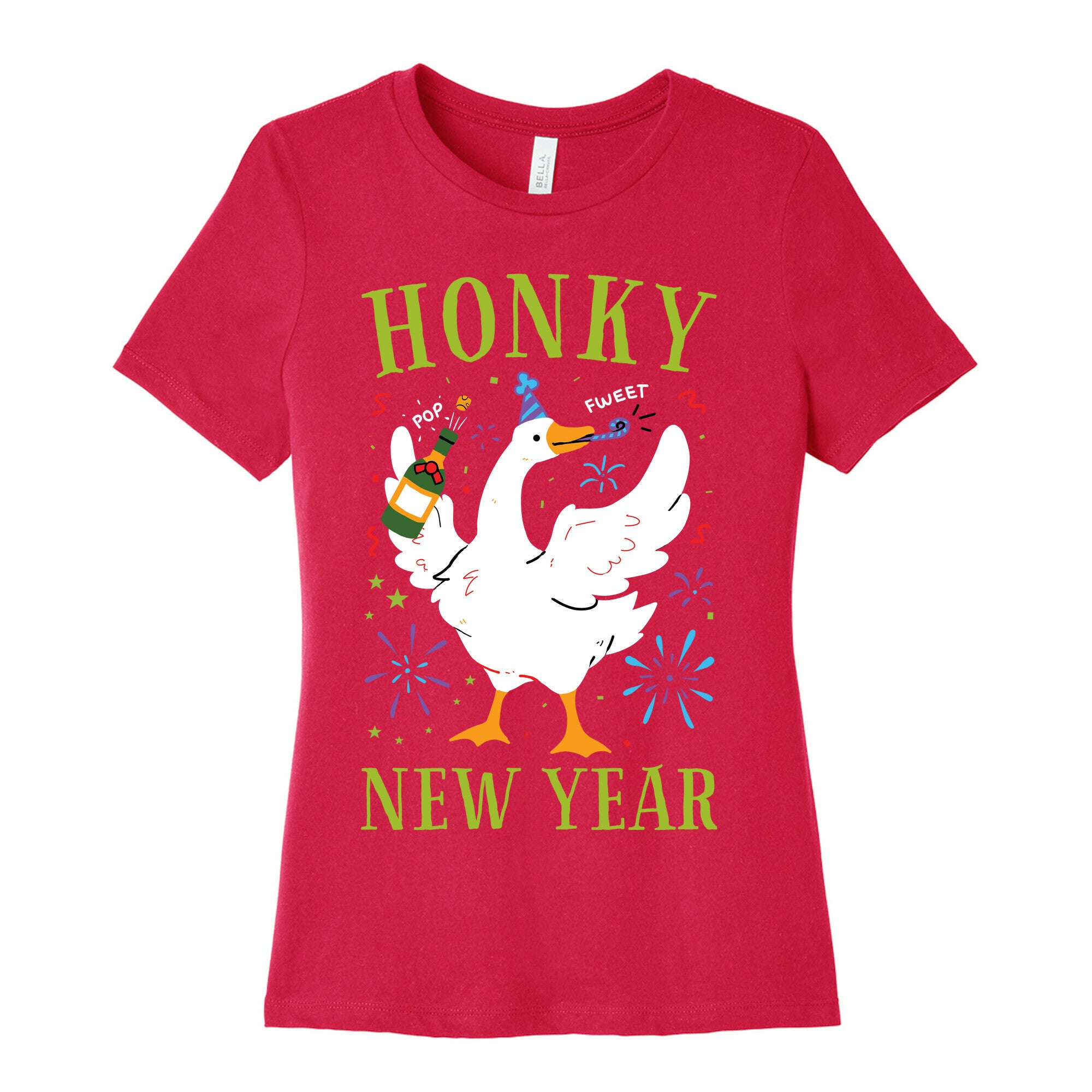 Honky New Year Women's Cotton Tee