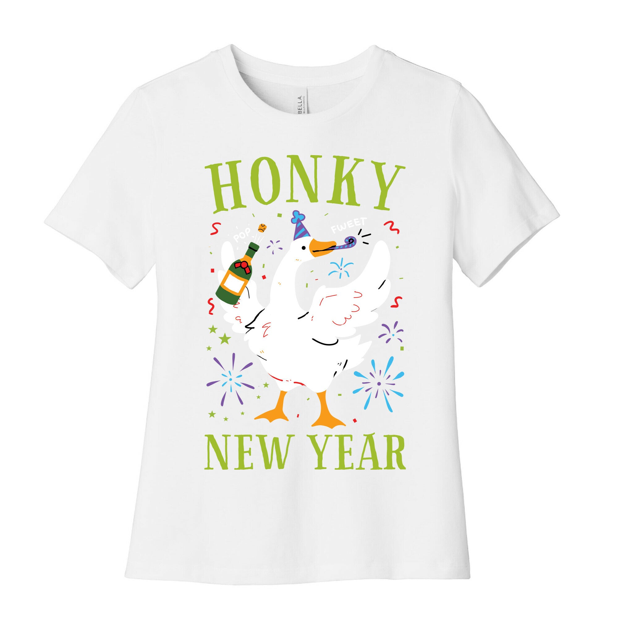 Honky New Year Women's Cotton Tee