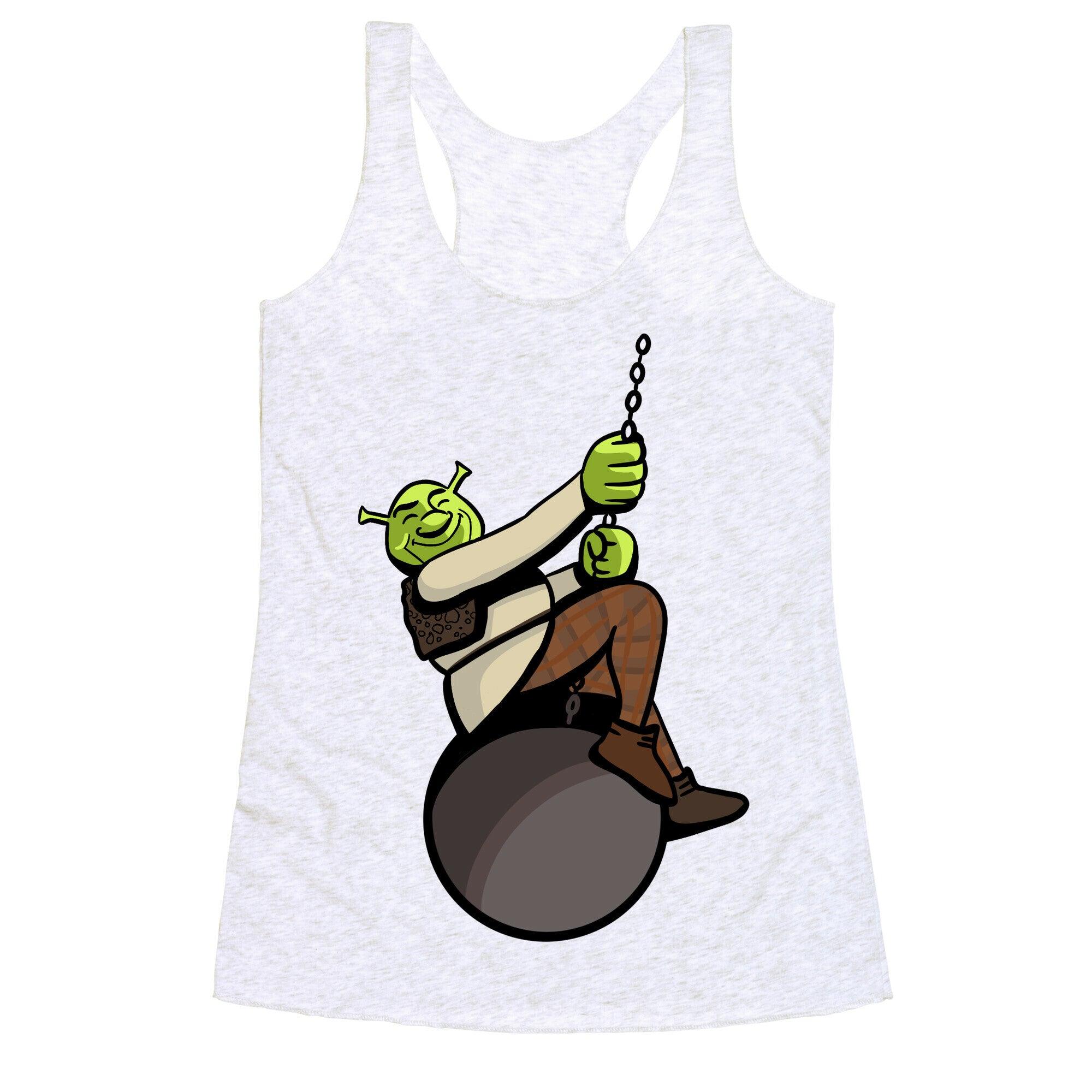 Shreking Ball Racerback Tank