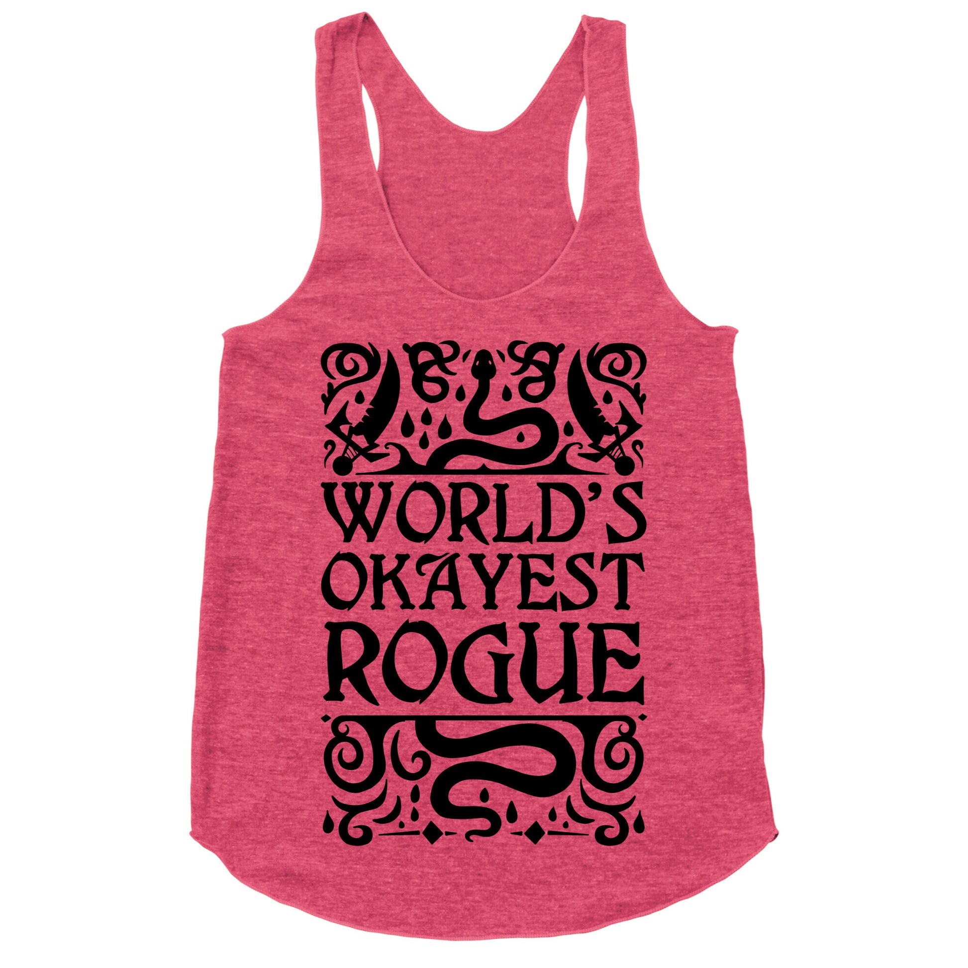 World's Okayest Rogue Racerback Tank