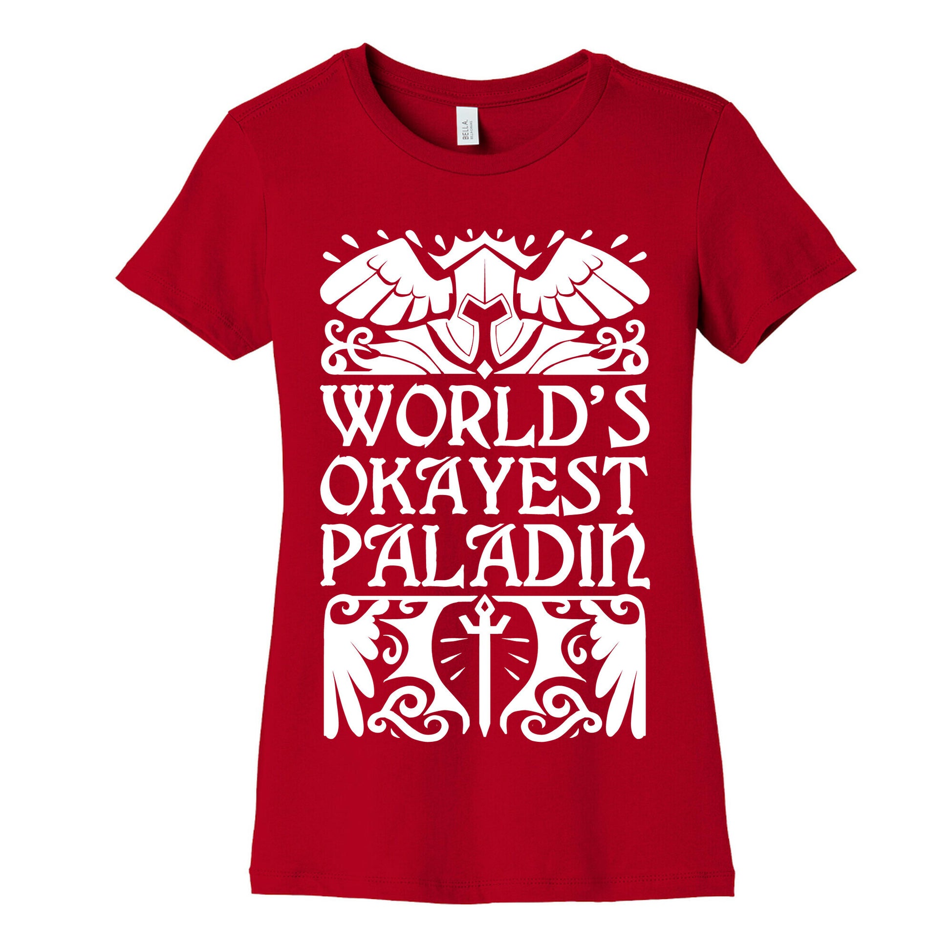 World's Okayest Paladin Women's Cotton Tee