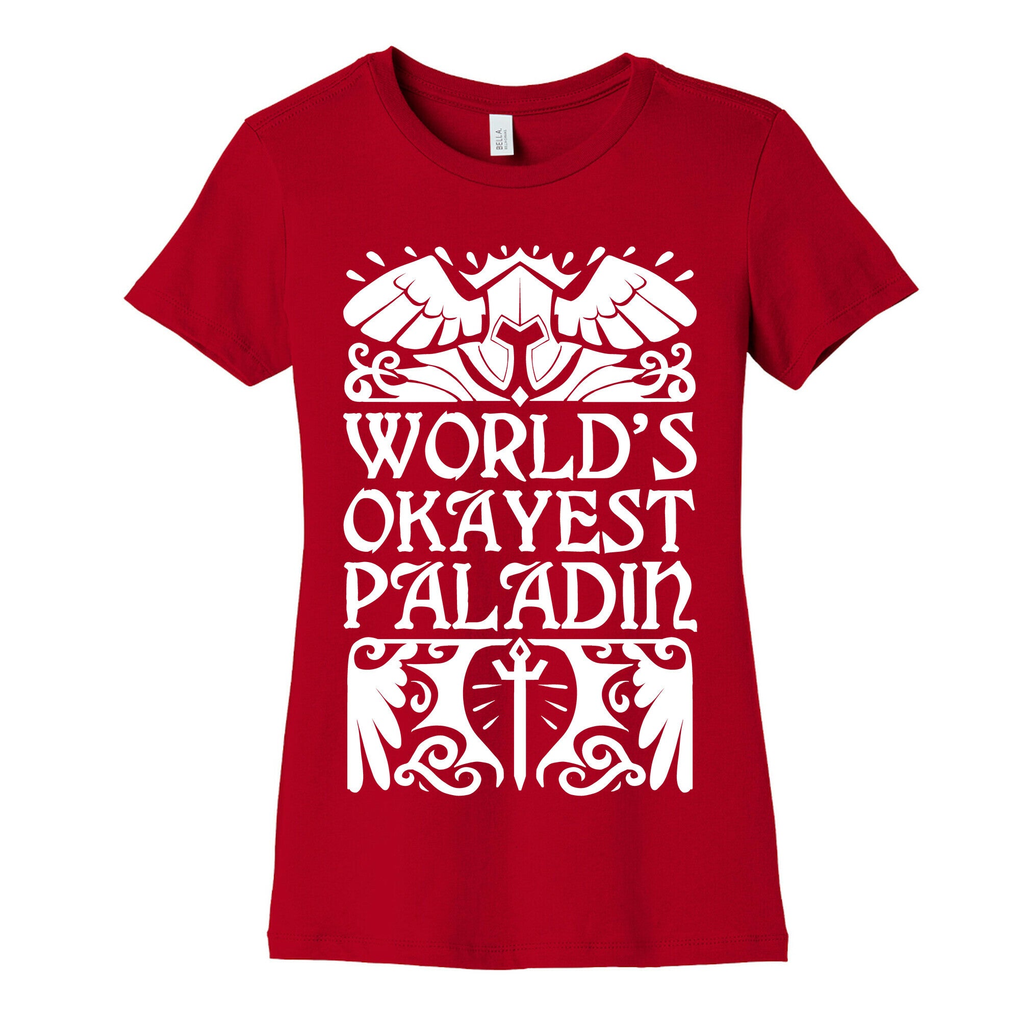 World's Okayest Paladin Women's Cotton Tee