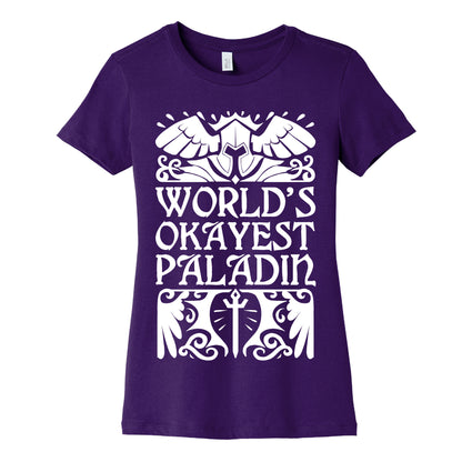World's Okayest Paladin Women's Cotton Tee