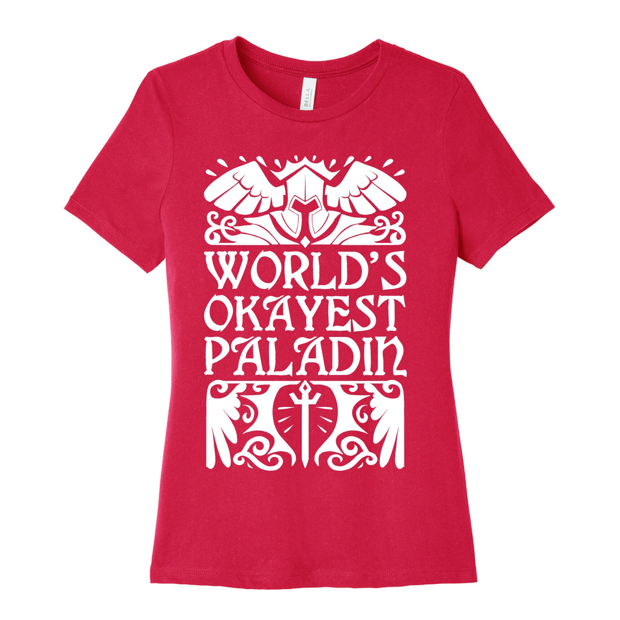 World's Okayest Paladin Women's Cotton Tee