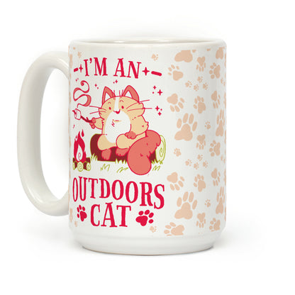 I'm An Outdoors Cat Coffee Mug