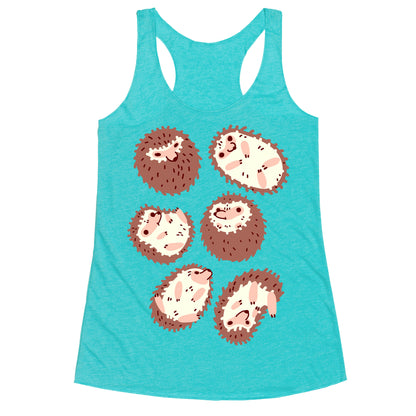 Floaty Hedgehogs Racerback Tank