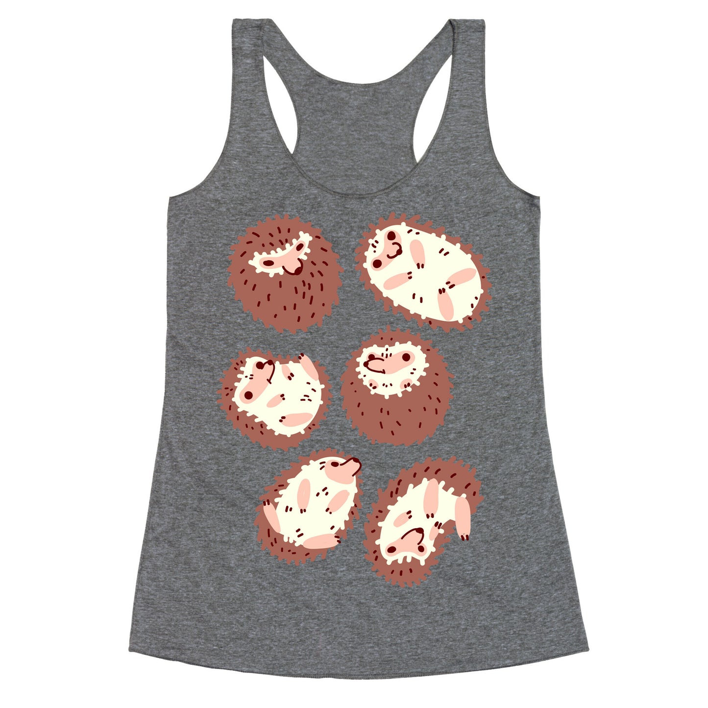 Floaty Hedgehogs Racerback Tank