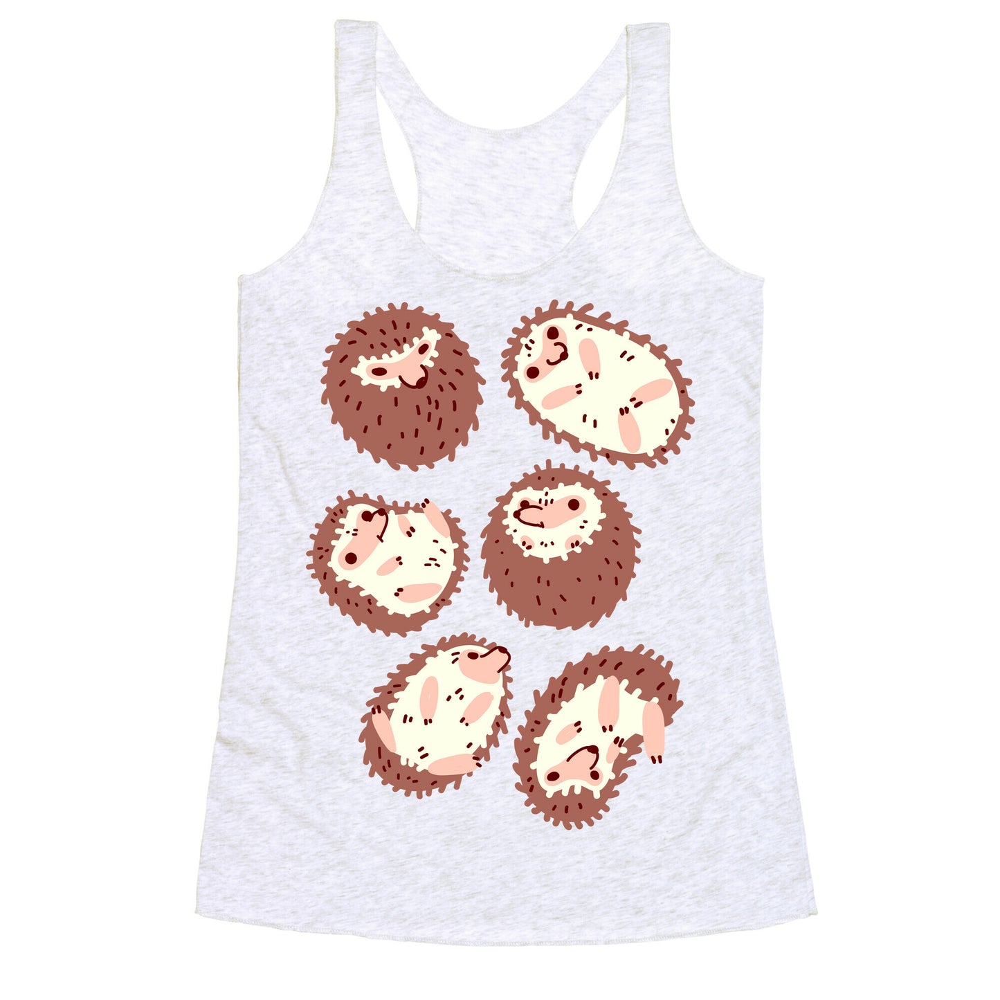 Floaty Hedgehogs Racerback Tank