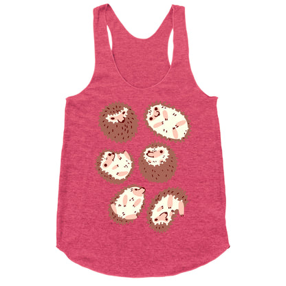 Floaty Hedgehogs Racerback Tank