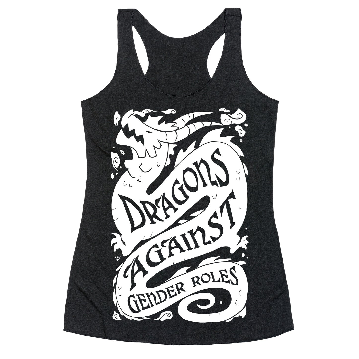 Dragons Against Gender Roles Racerback Tank