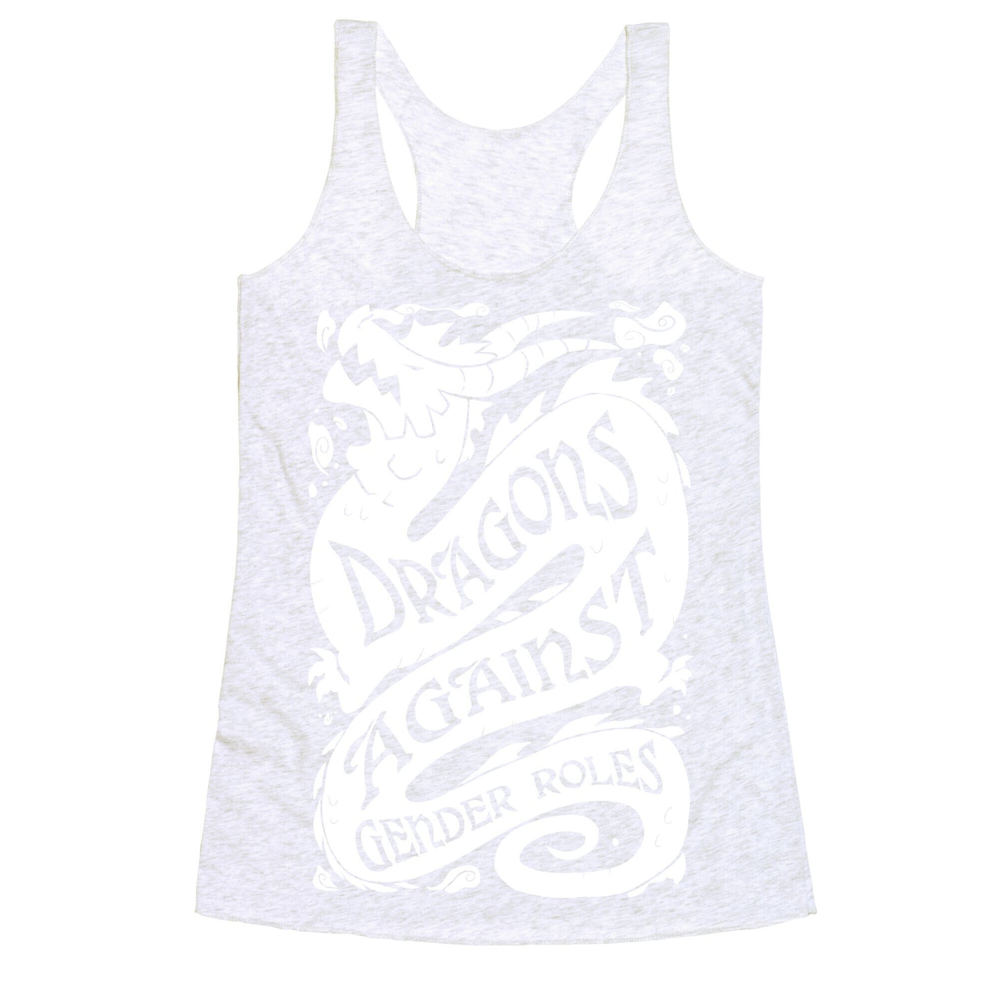 Dragons Against Gender Roles Racerback Tank