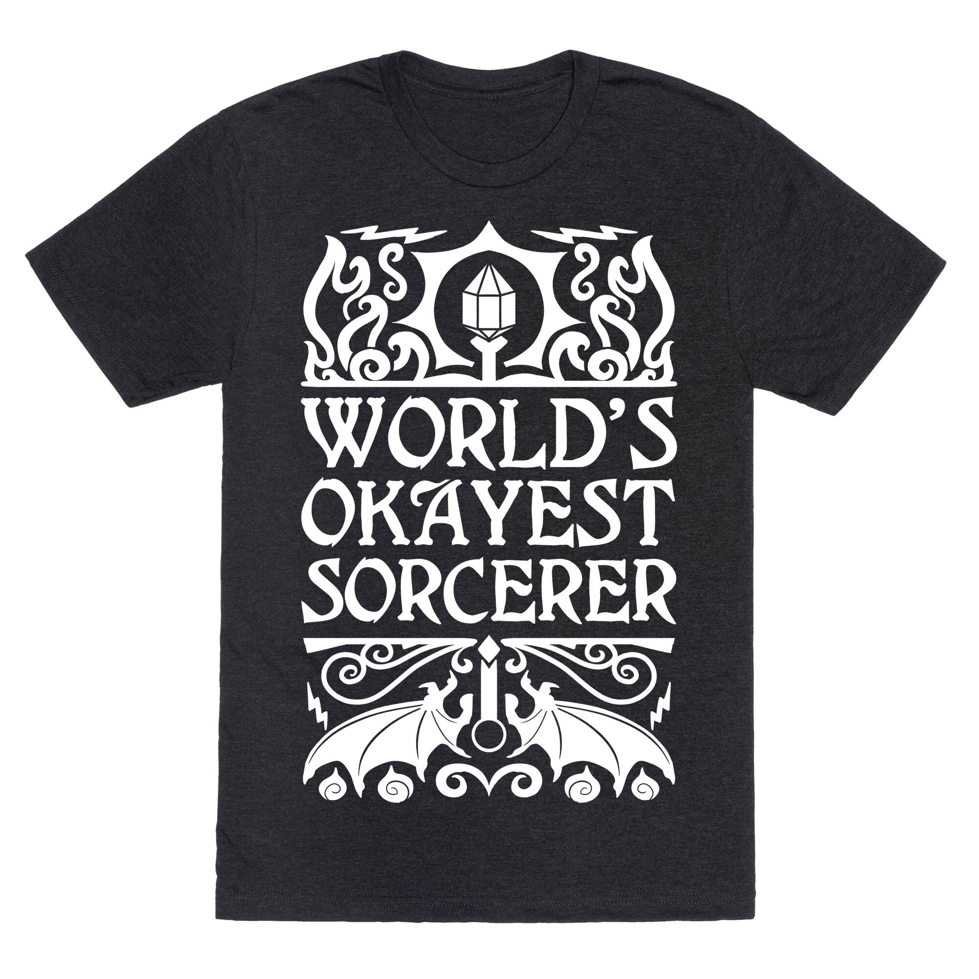 World's Okayest Sorcerer Unisex Triblend Tee