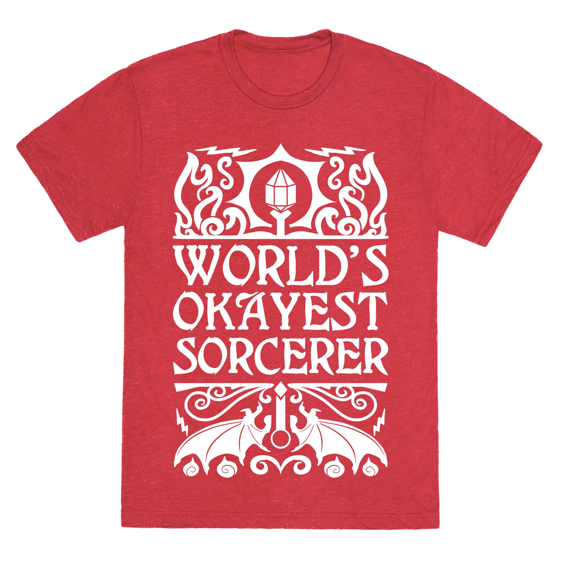 World's Okayest Sorcerer Unisex Triblend Tee