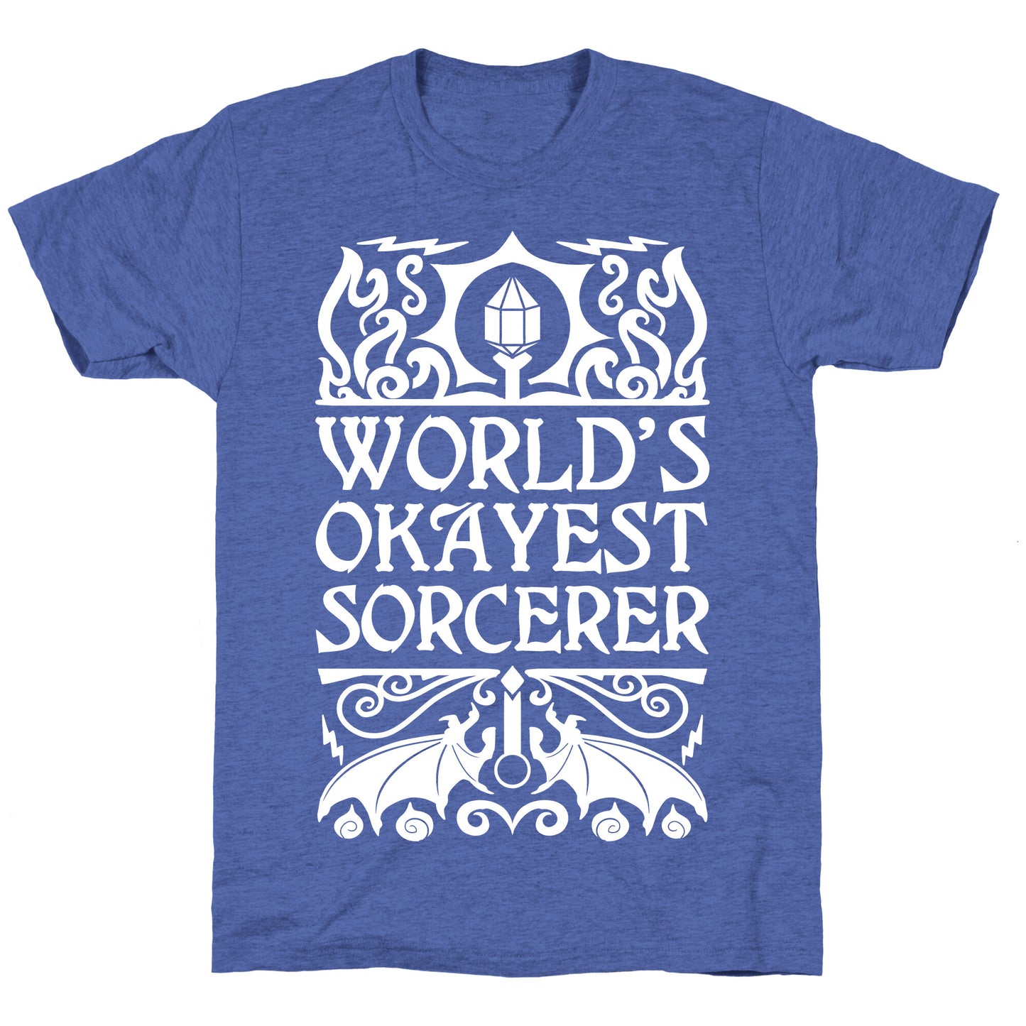 World's Okayest Sorcerer Unisex Triblend Tee