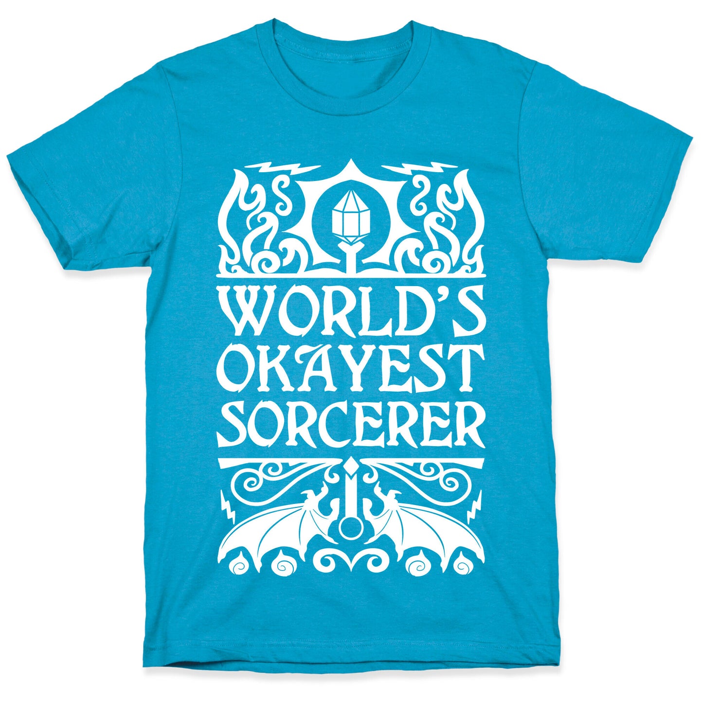 World's Okayest Sorcerer Unisex Triblend Tee
