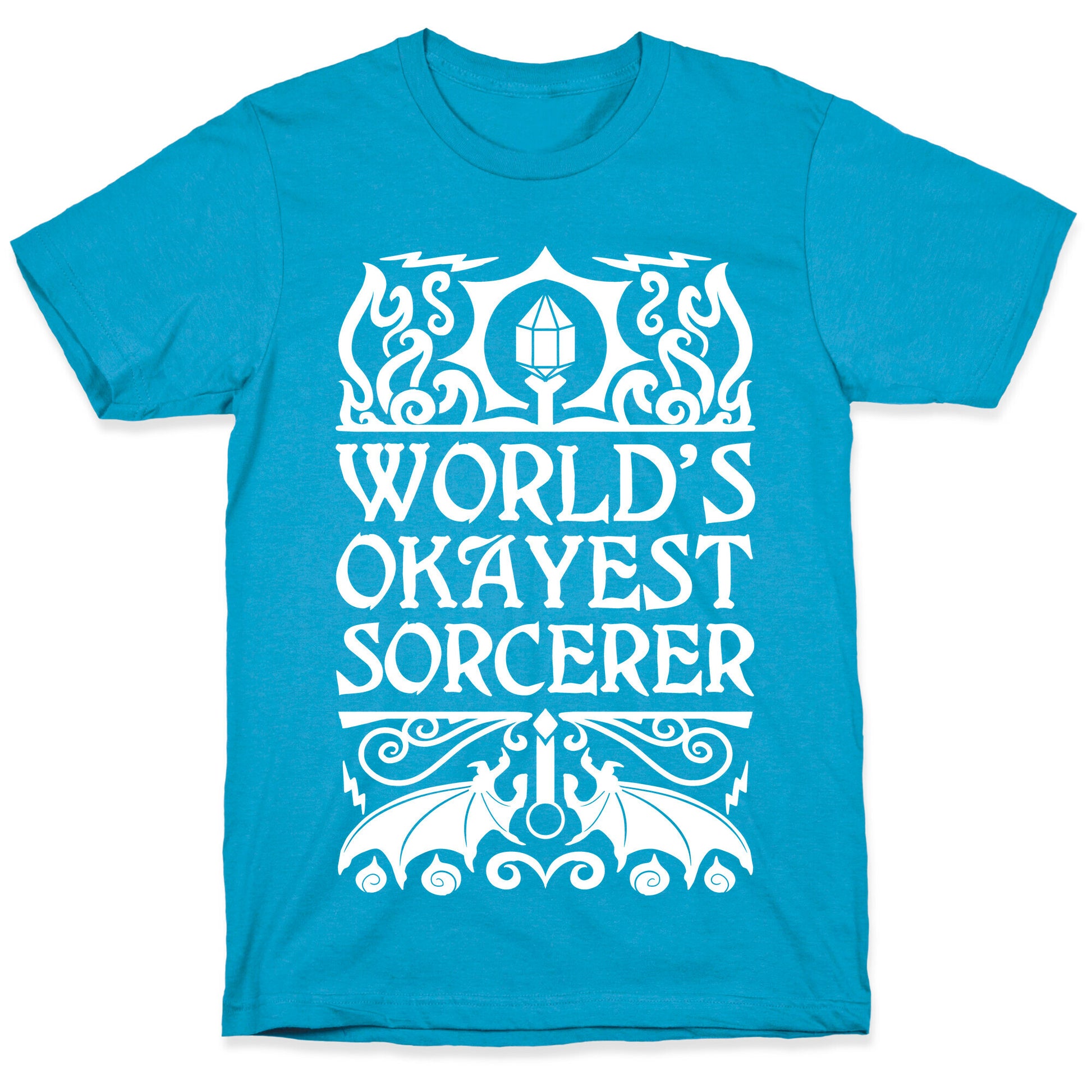 World's Okayest Sorcerer Unisex Triblend Tee